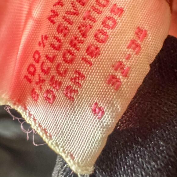 Black Tiered Ruffle Babydoll Camisole Top M/L | Coquette Fairycore Mesh Lingerie - Picture 4 of 5